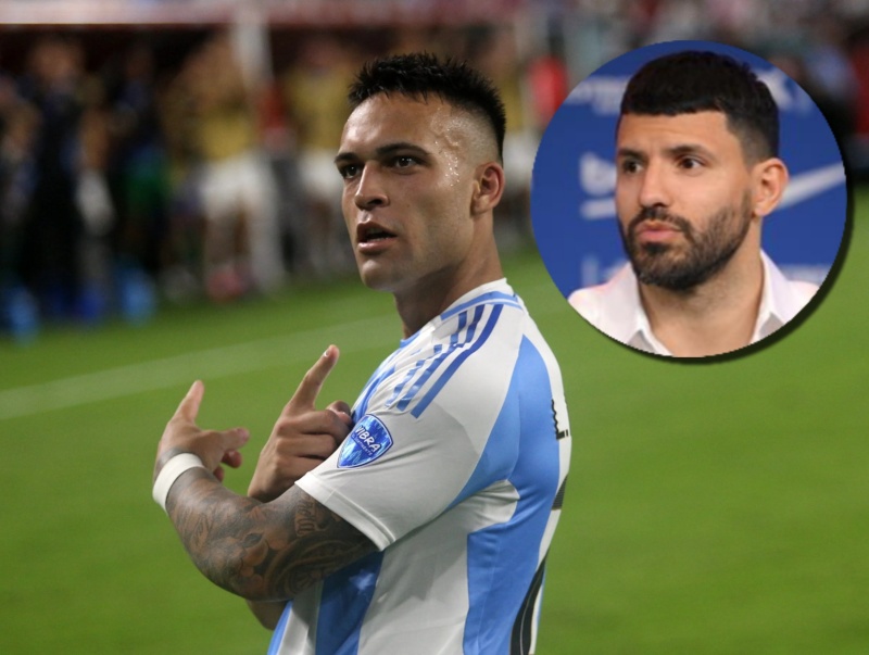&nbsp;Lautaro Martínez advirtió a Agüero tras su doblete en la Selección
