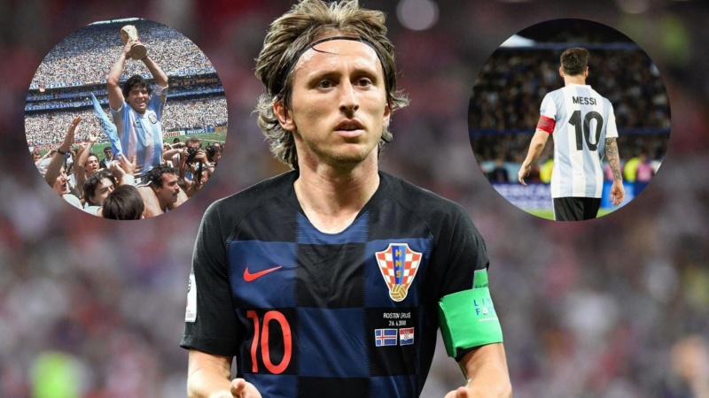 &nbsp;Modric no dudó sobre el mejor entre Maradona y Messi