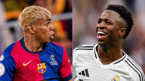 El picante cruce entre Vinicius y Lamine Yamal en Real Madrid Vs Barcelona: 