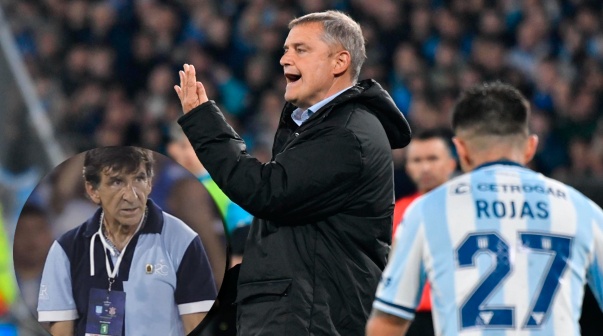 El DT de Peñarol le contestó a Costas por el penal cobrado a Racing: 