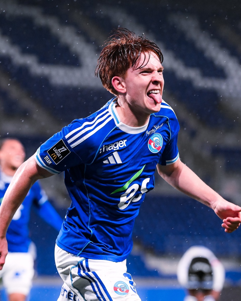 Colo Barco y una exhibición total en el triunfo de Racing de Estrasburgo ante Dunkerque&nbsp;