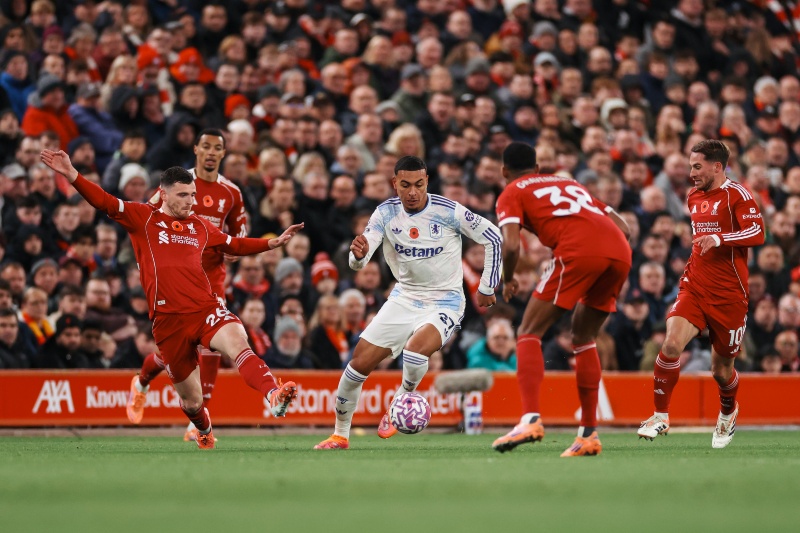 El Liverpool de Mac Allister superó al Aston Villa de Dibu Martínez por Premier League&nbsp;