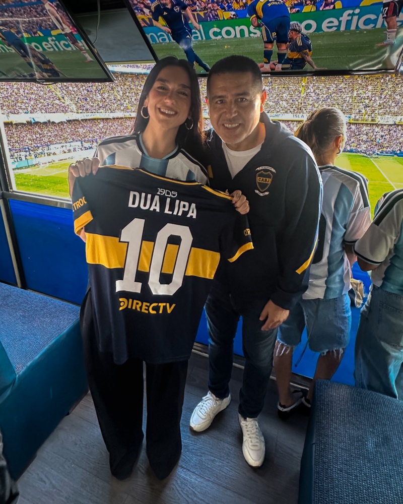 Dua Lipa se sinceró sobre La Bombonera tras su presencia en el Boca - River&nbsp;