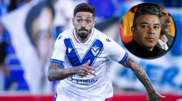 La respuesta de Lanzini a Gallardo después de Vélez vs. River: 