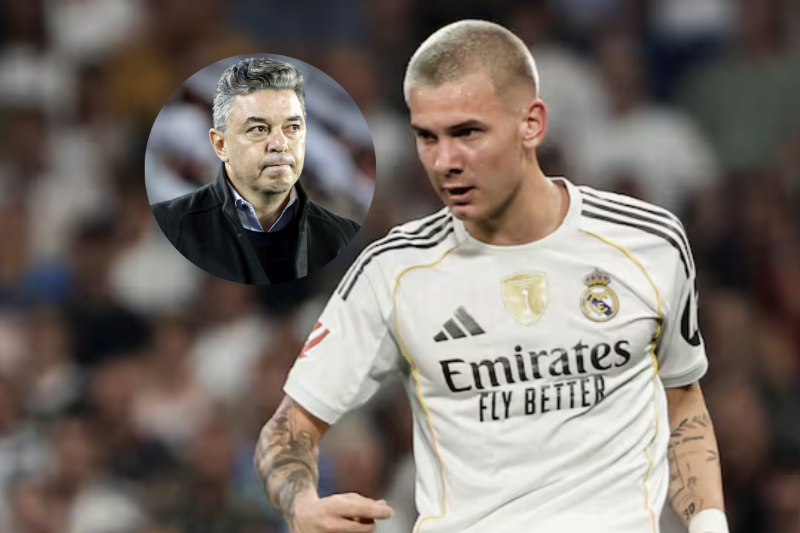 &nbsp;El mensaje de Mastantuono a Gallardo por el presente de River