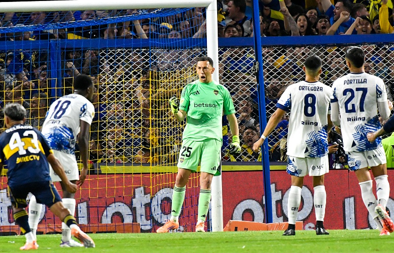 La fuerte frase de Merentiel sobre Marchesín tras el Boca vs Talleres