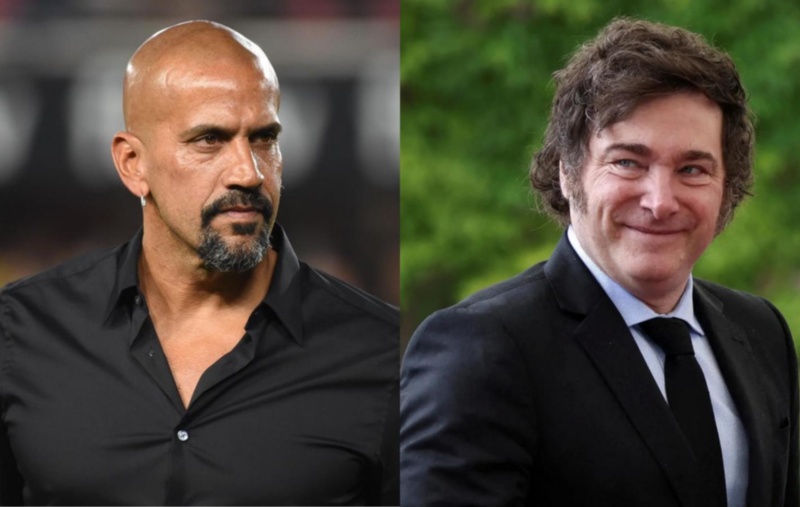 &nbsp;El guiño de Javier Milei a Estudiantes tras el polémico pasillo a Rosario Central