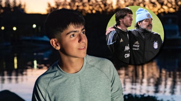 Benjamín Agüero eligió al mejor entre Lionel Messi y Diego Maradona: 