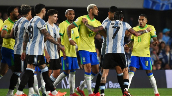 Argentina vs Brasil. Eliminatorias Copa del Mundo 2026. Fotobaires 25/3/2025