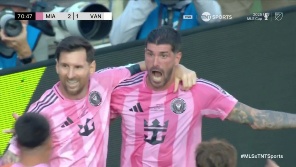 Messi recuperó y habilitó a De Paul para adelantar a Inter Miami sobre Vancouver Whitecaps en la final de la MLS.