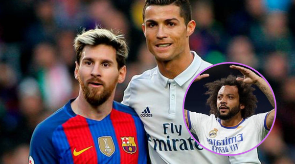 Marcelo eligió al mejor entre Lionel Messi y Cristiano Ronaldo: 