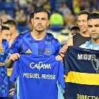 Leandro Paredes y Falcao, luego de la Copa Miguel Russo