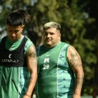 Enzo Hoyos y la foto con inteligencia artificial en Ferro