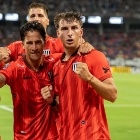 Valentino Simone y un gol en su primer partido en Gimnasia de Mendoza tras irse de Boca