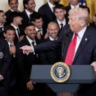 La sorpresiva frase de Trump sobre Messi en la visita del plantel de Inter Miami: 