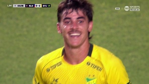 Tras una gran jugada colectiva, llegó el segundo tanto del Halcón en el Gasómetro. 