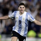 Julián Álvarez. Argentina vs Brasil. Eliminatorias Copa del Mundo 2026. Fotobaires 25/3/2025
