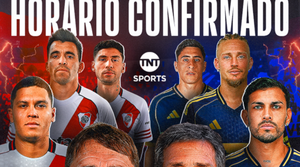 Superclásico confirmado: fecha, hora y TV en vivo por TNT Sports