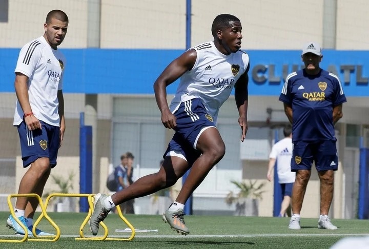 Hurtado, en su primer paso como jugador de Boca&nbsp;