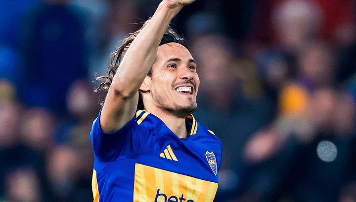 Edinson Cavani hizo fútbol normal a horas del Boca - Independiente&nbsp;