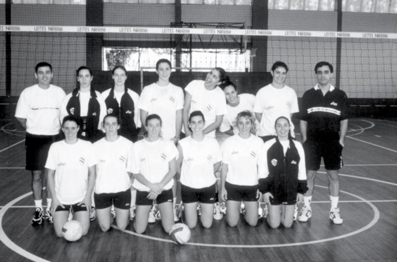 Subcampeonas voley 2000